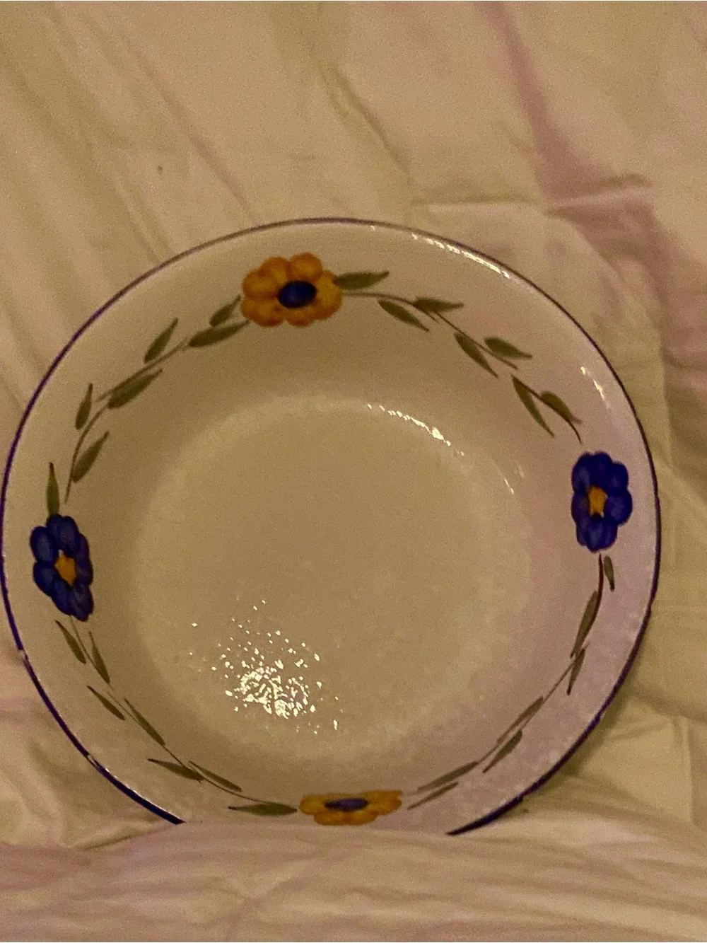Vintage Furio Made in Italy Ceramic Floral Large 12